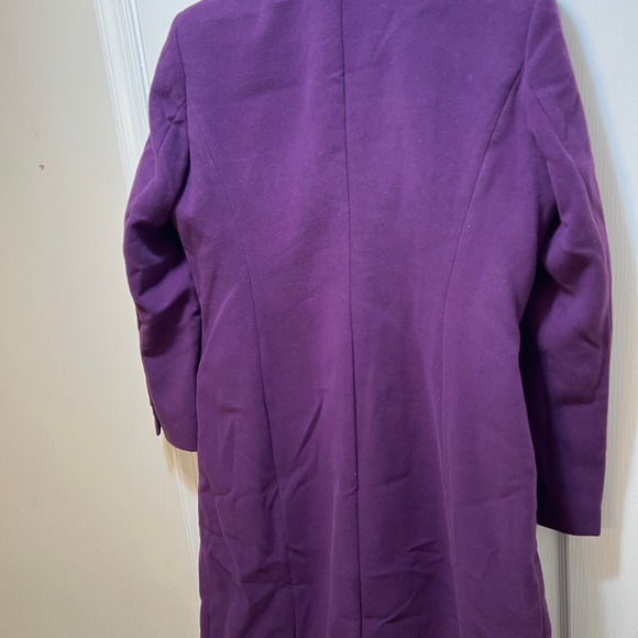 Sergio Hudson Special Limited Edition Collaboration wTarget XL  Purple Wool Coat - Picture 5 of 6